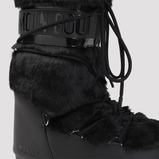 26FW 문부츠 MB 아이콘 폭스 퍼 부츠 80D1408900 N001 BLACK - MOON BOOT