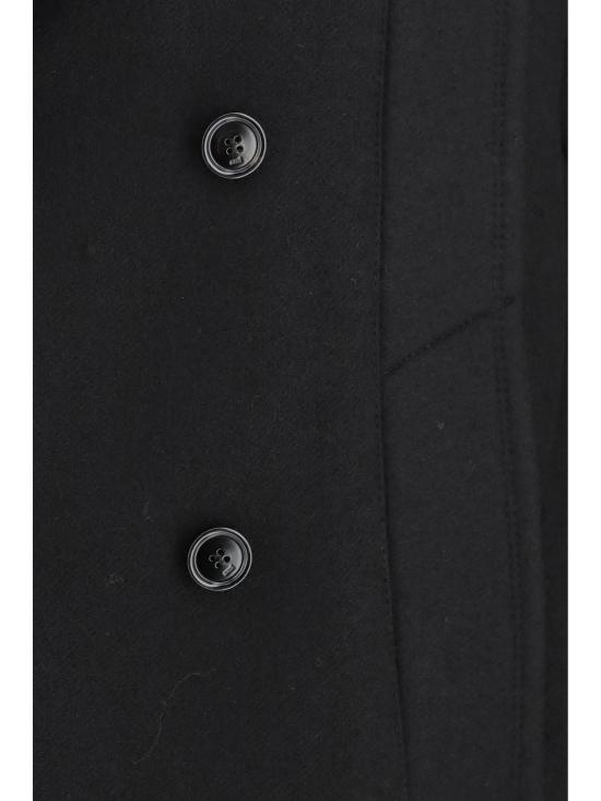 26FW 아미 코트 HCO480WV0078 001 BLACK - AMI