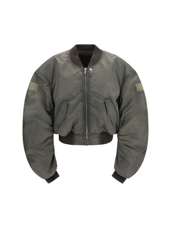 26FW 릭 오웬스 SECCHIA 플라이트 봄버 재킷 RR02F4792 78 GREY