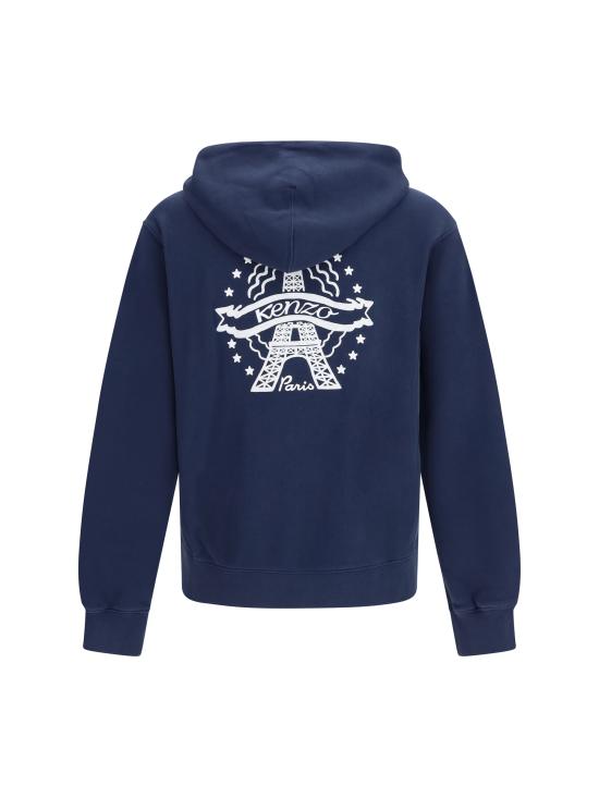 26FW 겐조 후드 티셔츠 FG65HO2744MJ 79 BLUE - KENZO