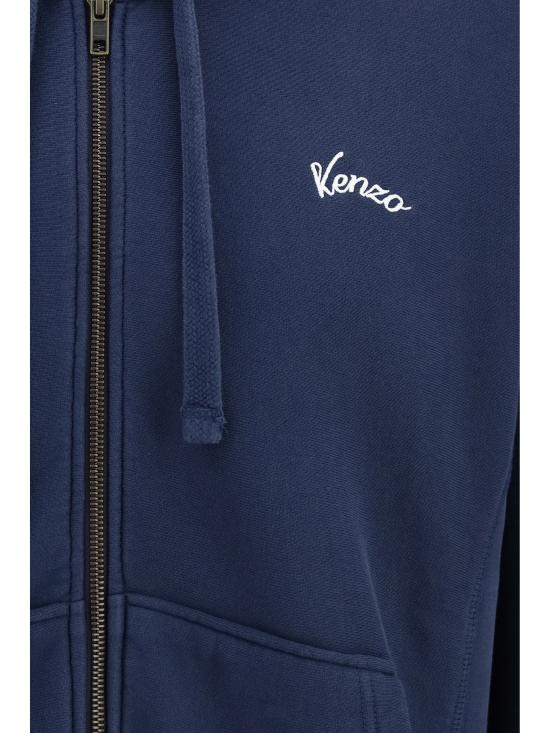 26FW 겐조 후드 티셔츠 FG65HO2744MJ 79 BLUE - KENZO