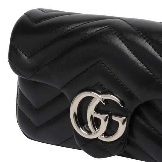 26FW 구찌 GG 마몽 미니 숄더백 841290 AAFAX1000 BLACK - GUCCI
