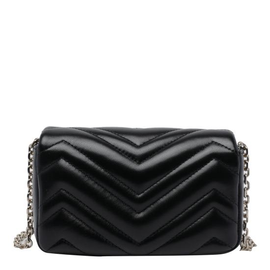 26FW 구찌 GG 마몽 미니 숄더백 841290 AAFAX1000 BLACK - GUCCI