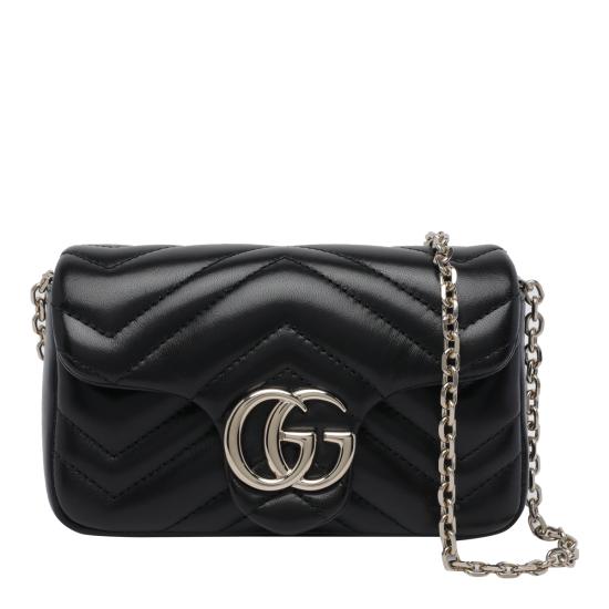 26FW 구찌 GG 마몽 미니 숄더백 841290 AAFAX1000 BLACK