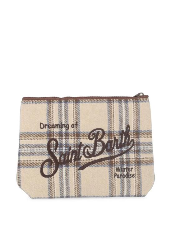 26FW 세인트바쓰 클러치/파우치 ALI0022 00580M TARTAN 1219 EMB - MC2 SAINT BARTH