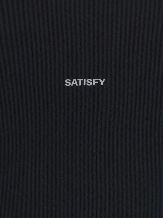 26FW 새티스파이 반팔 티셔츠 11063 00001 00001 BLACK SA - SATISFY