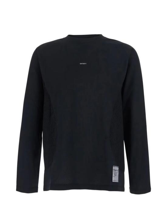 26FW 새티스파이 반팔 티셔츠 11063 00001 00001 BLACK SA