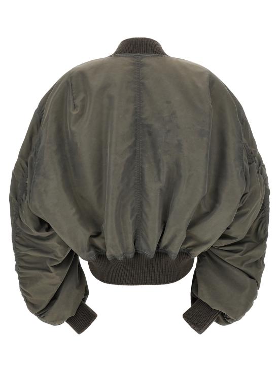 26FW 릭 오웬스 SECCHIA 플라이트 봄버 재킷 RR02F4792NBFDH378 Gray - RICK OWENS