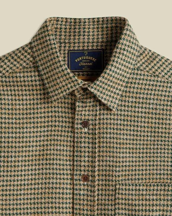  포르투기스플란넬 긴팔 티셔츠 포르투갈 플란넬 추상 피에드 풀 긴팔 셔츠 - PORTUGUESE FLANNEL