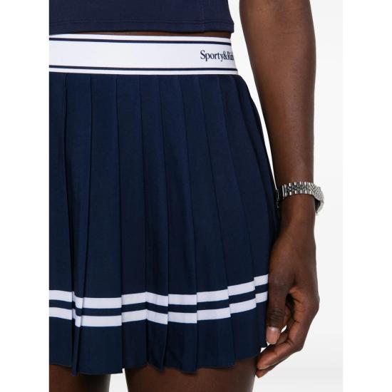 26FW 스포티앤리치 숏팬츠 SK005810300BL DNAWH BLUE WHITE - SPORTY & RICH