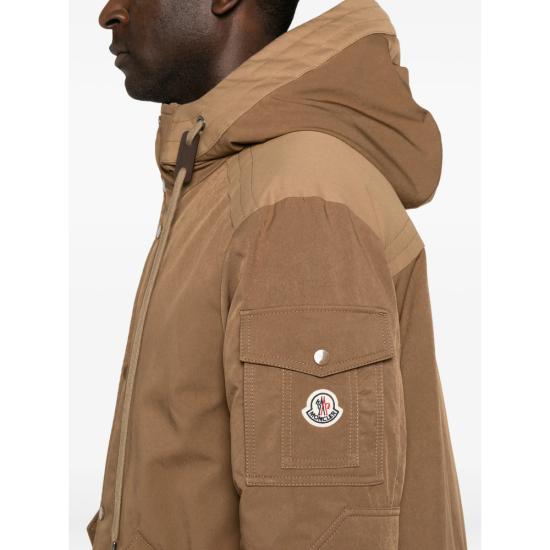 26FW 몽클레어 Nahan 후드 롱 다운 파카 Nahan 후드 롱 다운 파카 598VH 1C000 08 246 BROWN - MONCLER