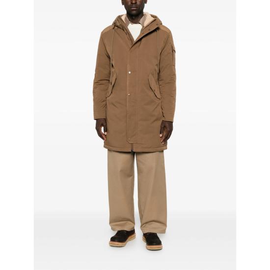 26FW 몽클레어 Nahan 후드 롱 다운 파카 Nahan 후드 롱 다운 파카 598VH 1C000 08 246 BROWN - MONCLER
