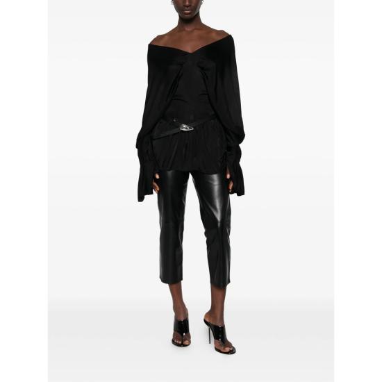 26FW 이로 크롭 팬츠 GATEWAY WM23 BLA01 BLACK - IRO