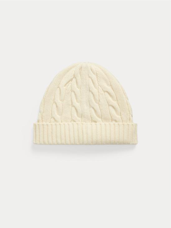 26FW 랄프 로렌 비니 베레토 콘 라보라치오네 아 트레체 크레마 - RALPH LAUREN
