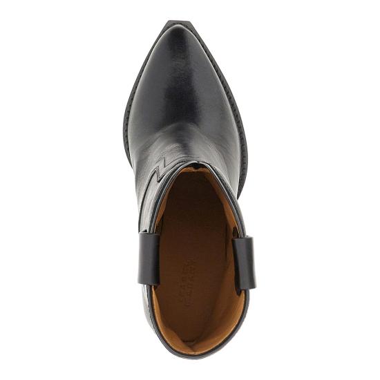 26FW 이자벨마랑 LEYANE 레이안 스웨이드 부츠 BO0004FAA1A04S Black - ISABEL MARANT