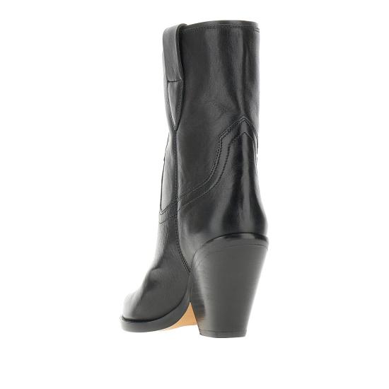 26FW 이자벨마랑 LEYANE 레이안 스웨이드 부츠 BO0004FAA1A04S Black - ISABEL MARANT