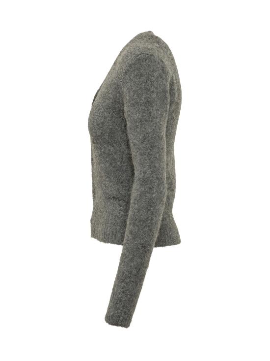 26FW 아미 가디건 FKC398KN0021 A189 GRIS CARBONE - AMI