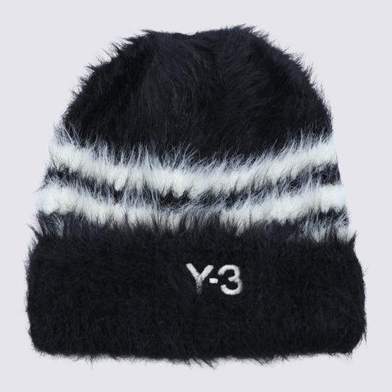 26FW 와이쓰리 비니 KY3727 BLACK WHITE BLACK CORE WHITE - Y-3