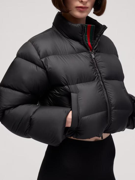 26FW 구찌 하이넥 크롭 패딩 재킷 하이넥 크롭 패딩 재킷 A00917 ZAVMJ1000 - GUCCI