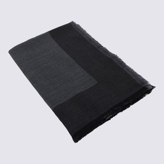 26FW 생로랑 머플러/스카프 873376 3YU531160 BLACK - SAINT LAURENT