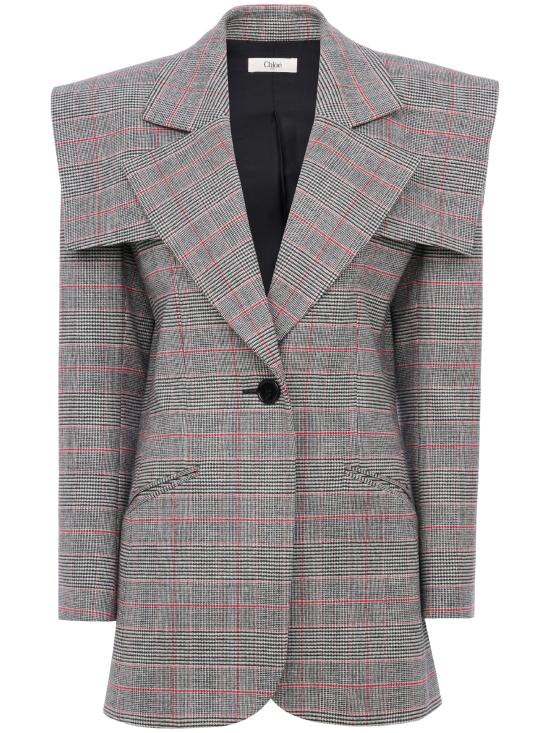 26FW 끌로에 수트 자켓 CH26WVE35167 935 GREY