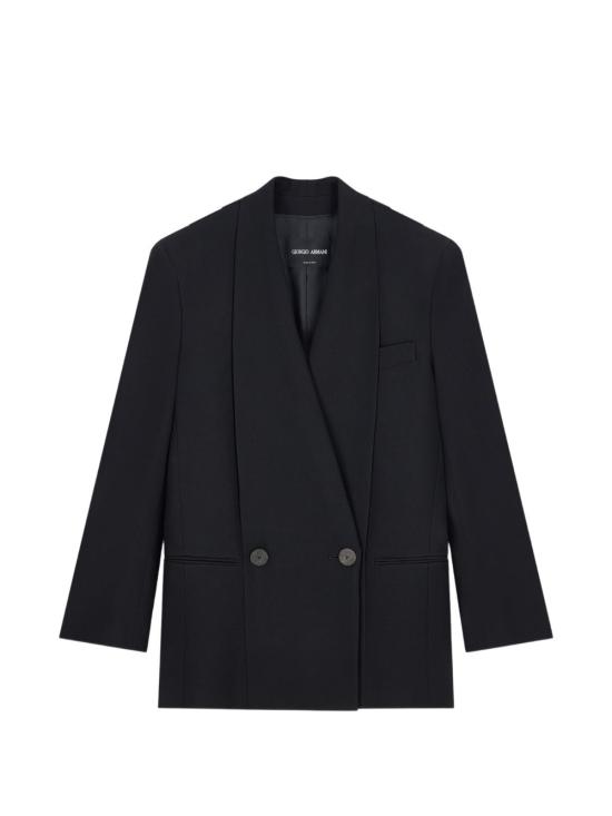 26FW 조르지오 아르마니 수트 자켓 GW004119 TE16469UC001 BLACK - GIORGIO ARMANI