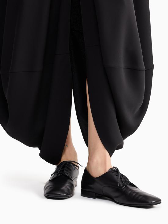26FW 조르지오 아르마니 미디 스커트 GW003799 TE16469UC001 BLACK - GIORGIO ARMANI