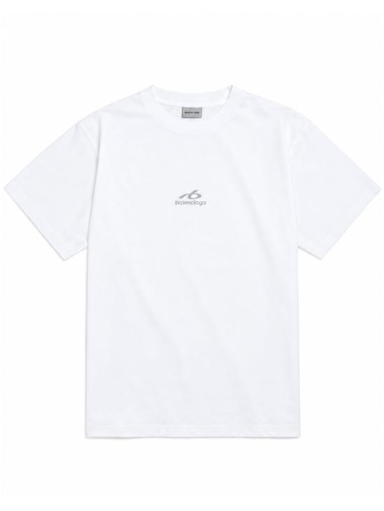 26FW 발렌시아가 바디스 미디움 핏 티셔츠 764235 TUVO79000 WHITE