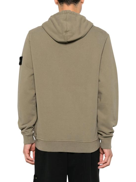 26FW 스톤 아일랜드 오가닉 코튼 플리스 후드 L2S156100048S0A20 V005G GREEN - STONE ISLAND