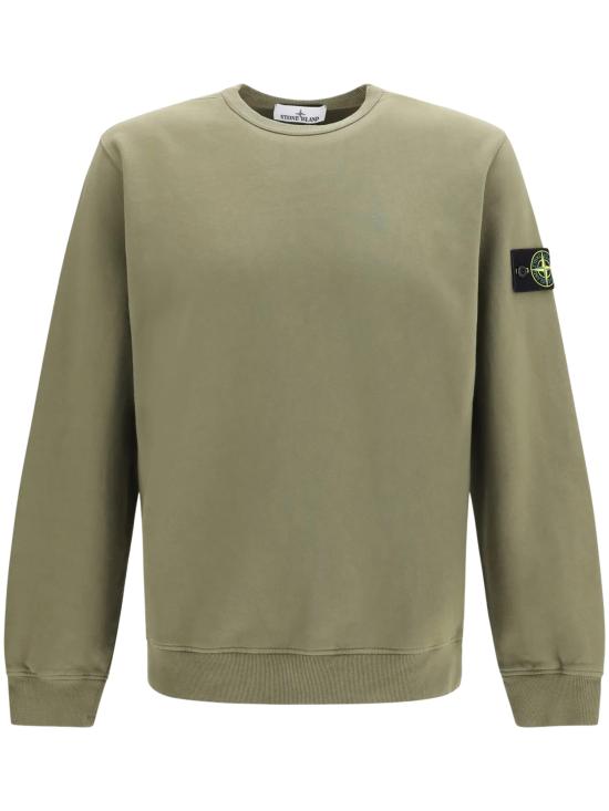 26FW 스톤 아일랜드 60120 코튼 플리스 스웨트셔츠 L2S156100049S0A20 V005G GREEN