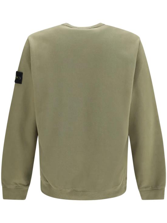 26FW 스톤 아일랜드 60120 코튼 플리스 스웨트셔츠 L2S156100049S0A20 V005G GREEN - STONE ISLAND