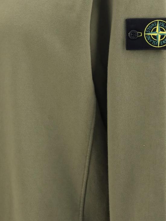 26FW 스톤 아일랜드 60120 코튼 플리스 스웨트셔츠 L2S156100049S0A20 V005G GREEN - STONE ISLAND