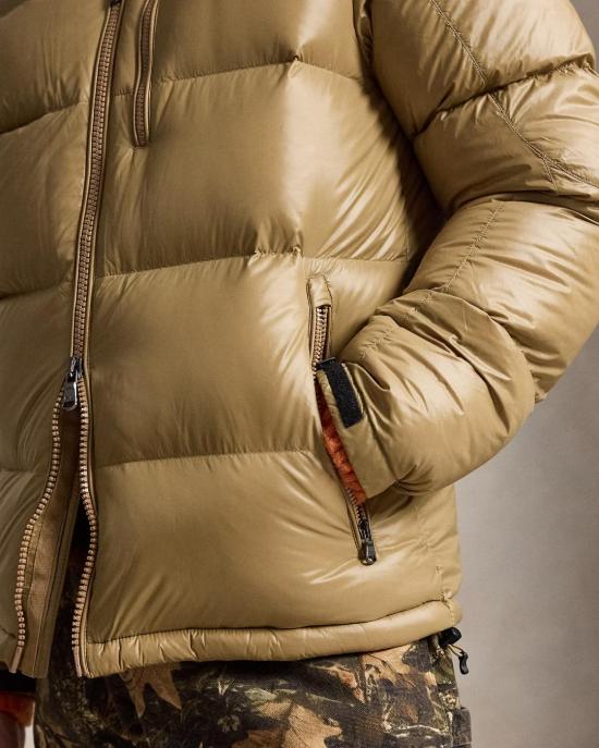  폴로 랄프로렌 고햄 글로시 다운 자켓 710968281501 CAMEL GLOSSY - POLO RALPH LAUREN