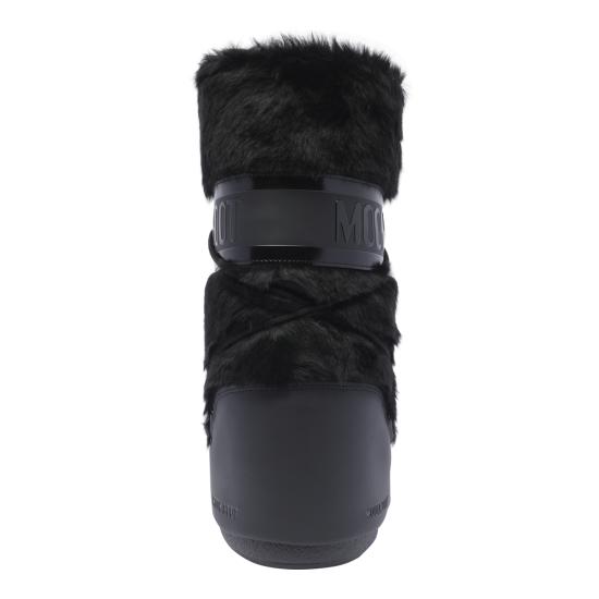 26FW 문부츠 아이콘 포우 퍼 부츠 1408900 N001 BLACK - MOON BOOT