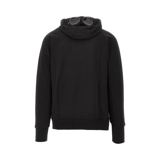 26FW 씨피 컴퍼니 다이애그널 레이즈드 플리스 고글 스웨트셔츠 RCCMSS715A005086W Black - C.P. COMPANY
