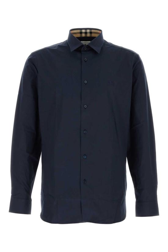  버버리 스트레치 코튼 셔츠 8071800 A1222 NAVY