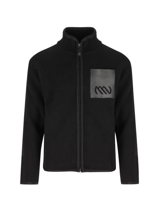 26FW 마시모 오스티 스튜디오 집업 니트 21MMKN501A110196M 999 BLACK