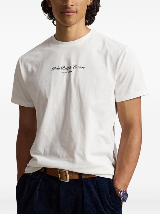 26FW 폴로 랄프로렌 반팔 티셔츠 710B26090 001 WHITE - POLO RALPH LAUREN