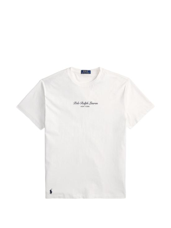 26FW 폴로 랄프로렌 반팔 티셔츠 710B26090 001 WHITE