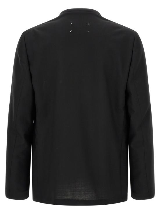 26FW 마르지엘라 미니멀 블레이저 S50BN0554S44330900 Black - MAISON MARGIELA