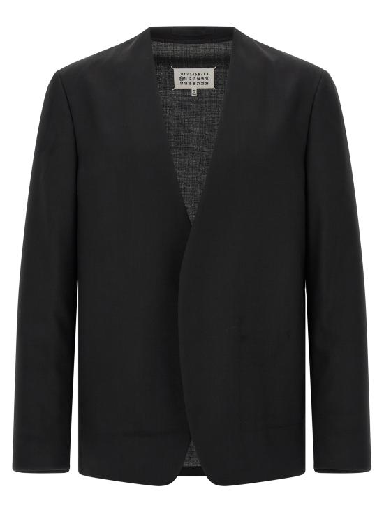 26FW 마르지엘라 미니멀 블레이저 S50BN0554S44330900 Black