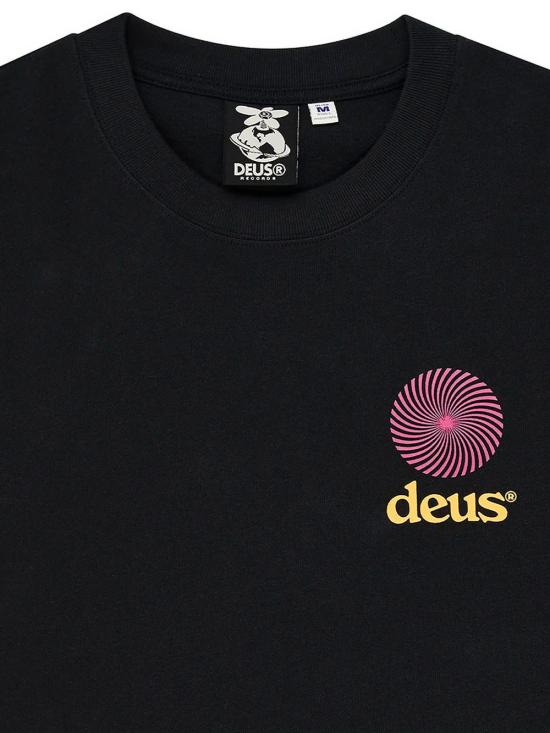 26FW 데우스 반팔 티셔츠 D263UTS136 BLACK NERO - DEUS