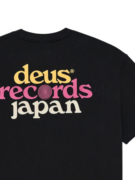 26FW 데우스 반팔 티셔츠 D263UTS136 BLACK NERO - DEUS
