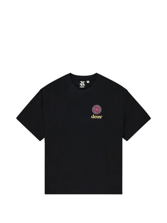26FW 데우스 반팔 티셔츠 D263UTS136 BLACK NERO