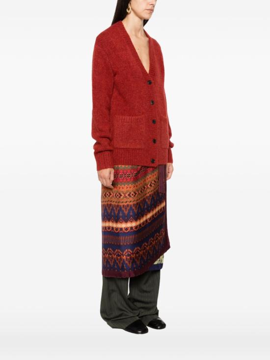 26FW 드리스 반 노튼 가디건 011204 4709360 RED - DRIES VAN NOTEN