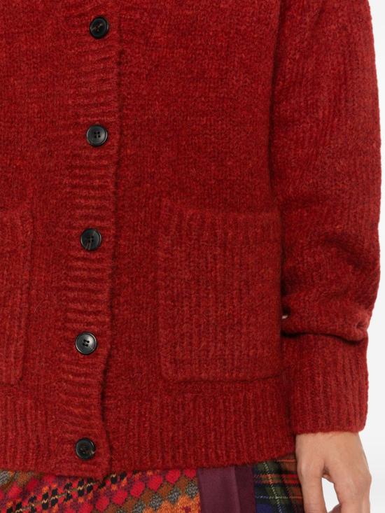 26FW 드리스 반 노튼 가디건 011204 4709360 RED - DRIES VAN NOTEN