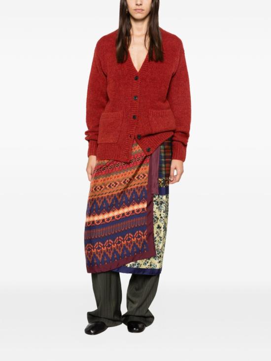 26FW 드리스 반 노튼 가디건 011204 4709360 RED - DRIES VAN NOTEN