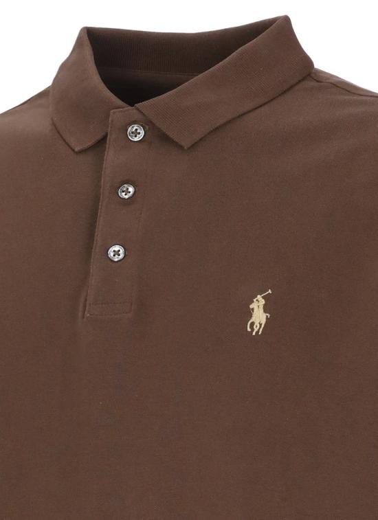 26FW 폴로 랄프로렌 폴로 티셔츠 710955081502 Brown - POLO RALPH LAUREN