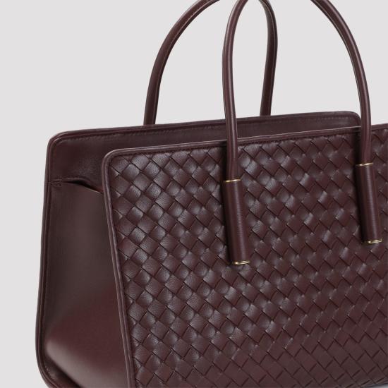 26FW 보테가베네타 스몰 바바라 토트 백 875932 V5KD0 6149 DEEP MAHOGANY - BOTTEGA VENETA