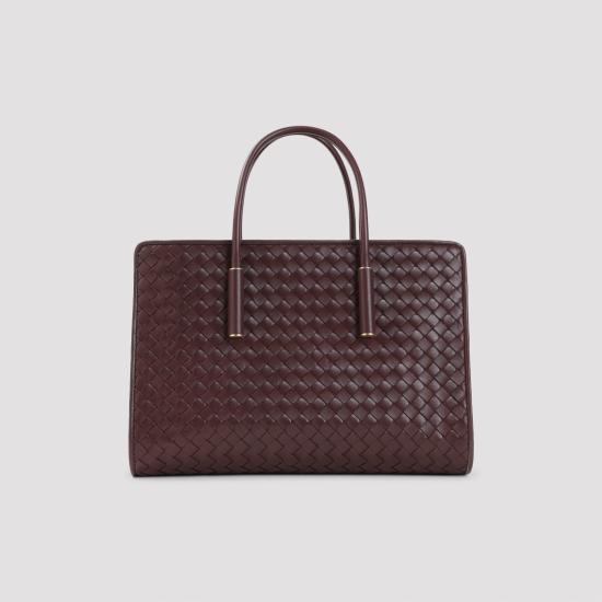 26FW 보테가베네타 스몰 바바라 토트 백 875932 V5KD0 6149 DEEP MAHOGANY - BOTTEGA VENETA